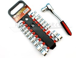 Socket set 1/2 inch 19 pieces