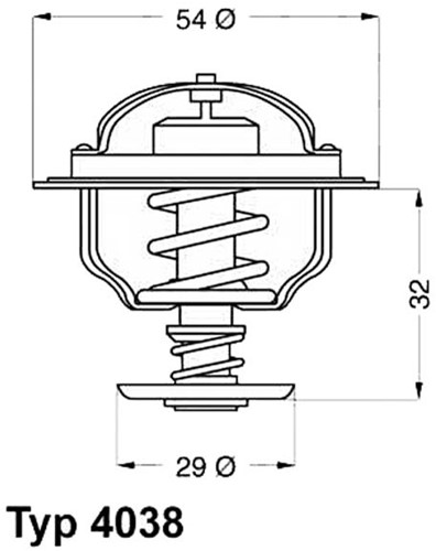Thermostat kit suitable for Volvo Penta 3831426