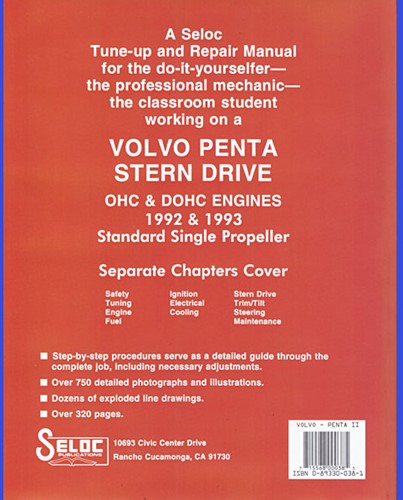 Manual for Volvo Penta Stern Drives 1992-1993-2