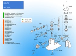 Goupille Tubulaire unité supérieure pour Volvo Penta 973593