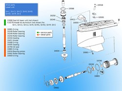 Oil Seal Ring lower unit 
