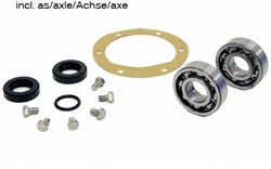 Repair kit for sea water pump including shaft suitable for Volvo Penta 877373