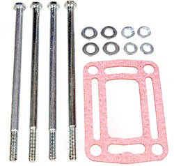 Installation kit for exhaust bend suitable for Volvo Penta