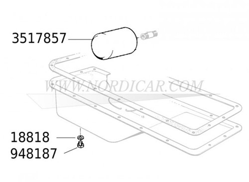 Filtre à l'huile- Volvo originale -2