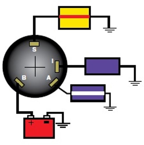 Ignition Switch 4 connections suitable for Volvo Penta-2